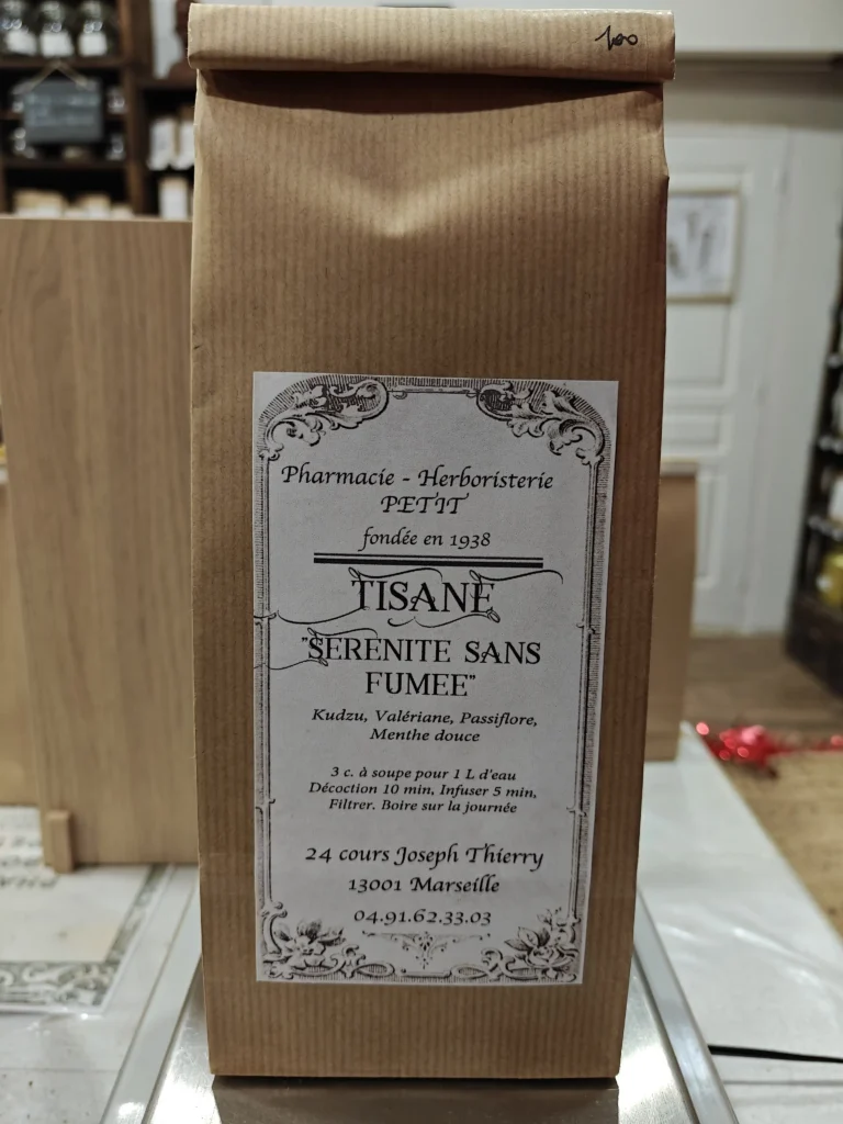 Tisane SERENITE SANS FUMEE - Sevrage tabagique