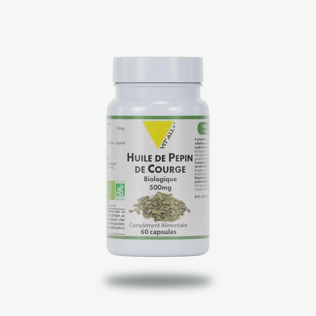 HUILE DE PÉPIN DE COURGE BIO* 500mg