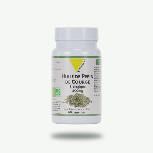 HUILE DE PÉPIN DE COURGE BIO* 500mg