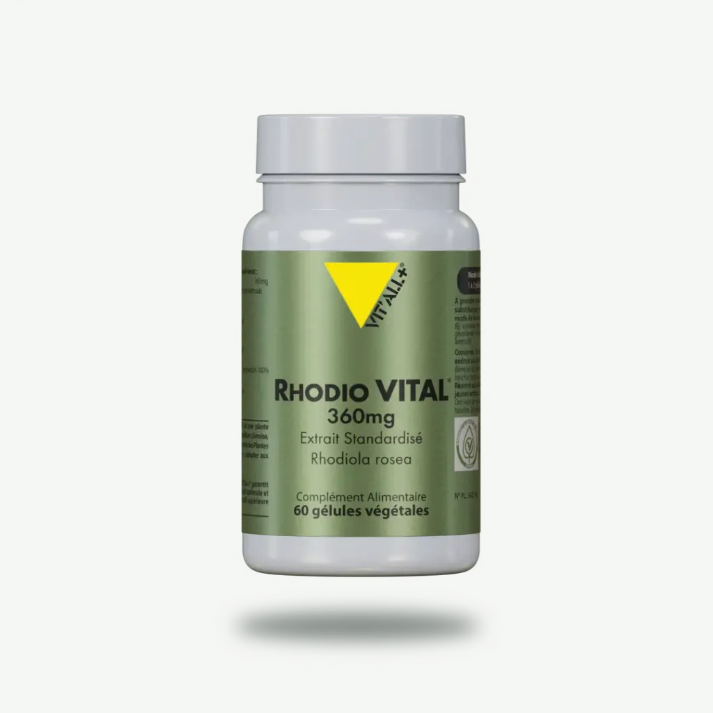 RHODIO VITAL® (Rhodiola) 360mg Extrait Standardisé